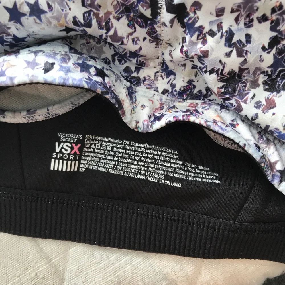 VSX Sport Star Confetti Sports Strappy Front Bra - Picture 5 of 5